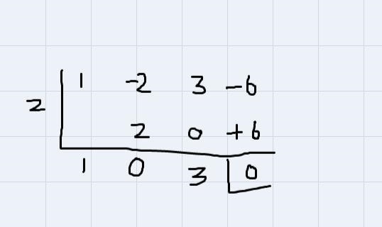 Can you help me with #7? X^3-2x^2+3x-6 = 0Please follow prompt b-example-1