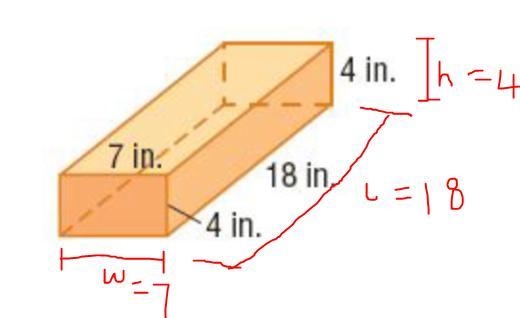 4 in.7 in18 in.4 in.The surface area of the rectangular prism issquare inches.The-example-2