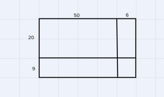 How to draw A Area Model For 29×56-example-1