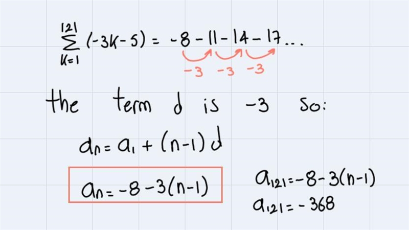 Compute the sums below. (Assume that the terms in the first sum are consecutive terms-example-4