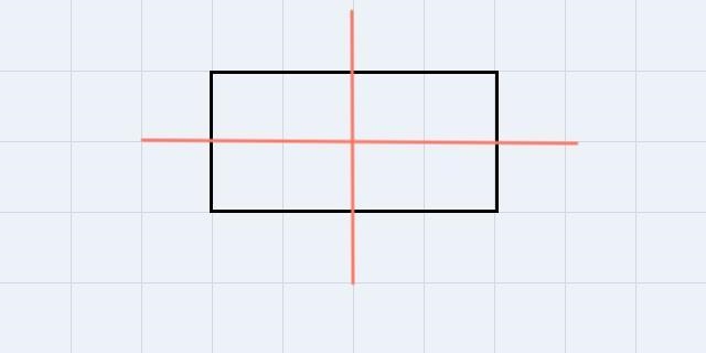 1. If you are given a rectangle, how many lines of symmetry does it have?-example-1