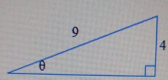 Find tanθ, where θ is the angle shown.Give an exact value, not a decimal approximation-example-1