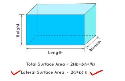 Find the lateral surface area of this rectangular prism in centimeters. Refer to your-example-1