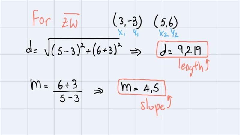 Its like how to do slope and distance ion how to dew it-example-5