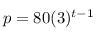 The ordered pairs model an exponential function, where w is the function name and-example-1