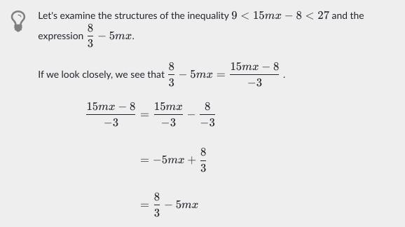 if 9<15mx-8<27, where m is a positive constant, what is the possible range of-example-1