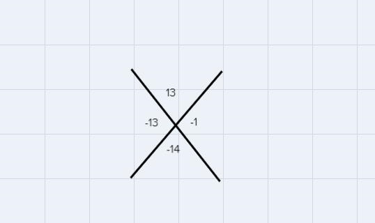 in Each diagram below right, the 2 numbers on the side of the x that are multiplied-example-2