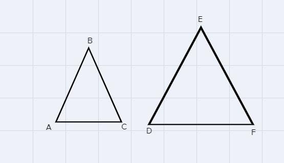 The sides of a triangle measure 4,6, and 7. If the shortest side of a similar triangle-example-1