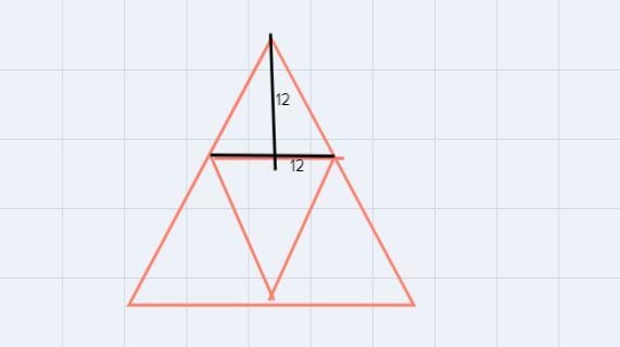 What is the lateral surface area of the equilateral triangular pyramid below?-example-1