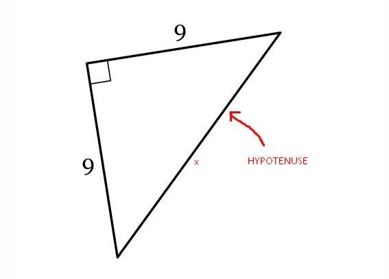 Find the length of the third side. If necessary,write in simplest radical form.99-example-1