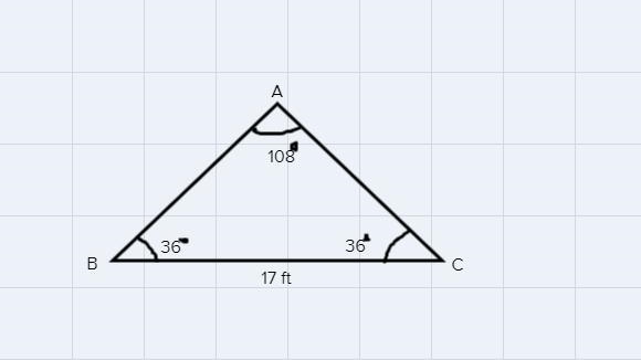 b. The triangular surface needs to be painted red. Find the area of the triangle. Explain-example-1