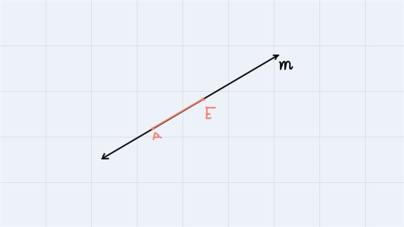 Now construct line m such that it contains of line segment AE-example-1