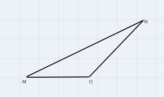 In AMNO, m M = 24° and mZN = 20°. Which statement about the sides of AMNO must be-example-1