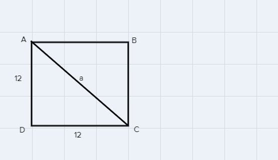 You invent a game that is played on a perfect 12 foot by 12 foot square. What is the-example-1