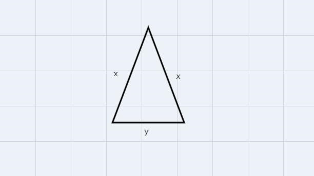 The isosceles triangle has a perimeter of 7.5m.Which equation can be used to find-example-1