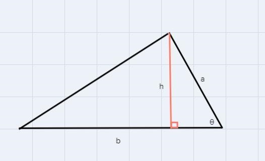 what is the formula for the triangle below andfind the area of the triangle. Give-example-1