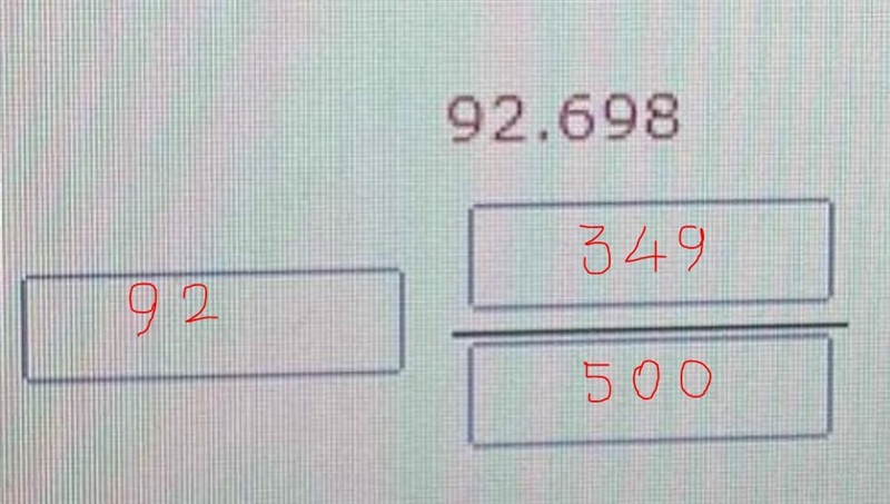 Covert the decimal into a fraction and reduce to the lowest terms-example-1