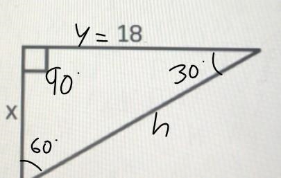 This is a 30-60-90 triangle.What is the measure of x?Rationalize the denominator.18x-example-1