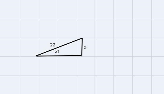 Which trig ratio will be helpful in finding the missing side length?-example-1