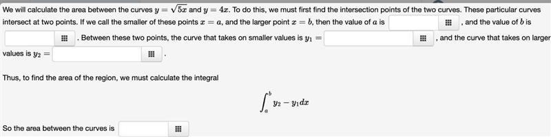 Hi there, I need assistance in solving this calc-12 question relating to the area-example-1