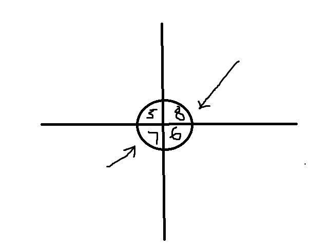 <7 and <8 are vertical angles can you shoe me how to draw this please-example-1