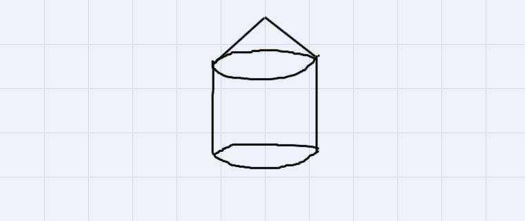 An iron pillar has some part in the form of a right circular cylinder and remaining-example-1