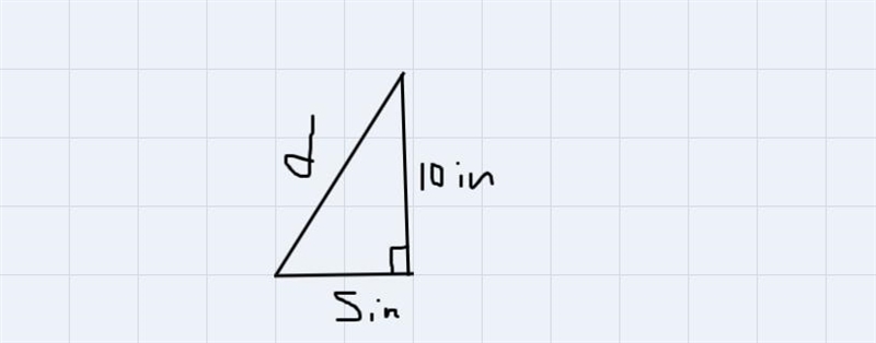 The plane of a small circle on a sphere of radius 10 in. is in 5 in. from the center-example-4