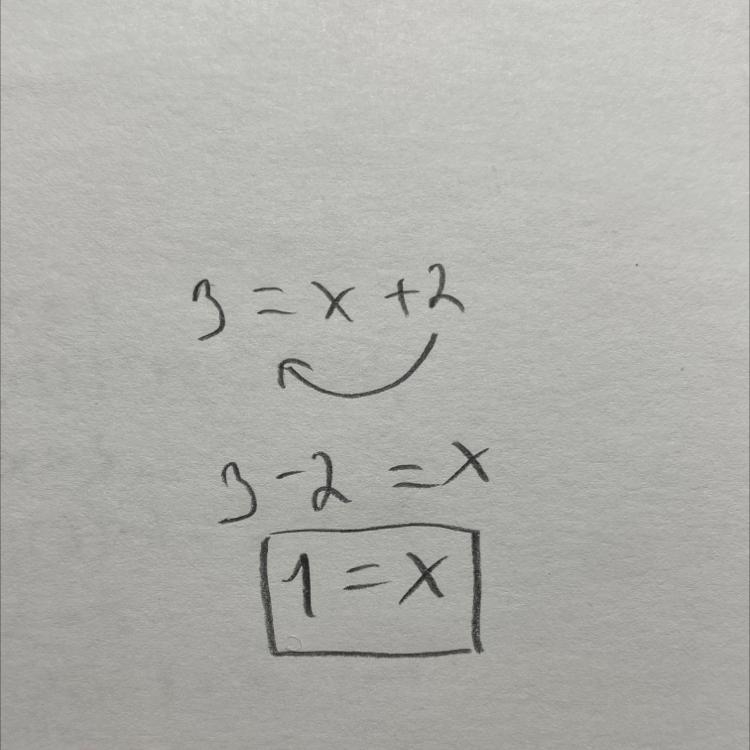 What is x for 3 = x+2-example-1