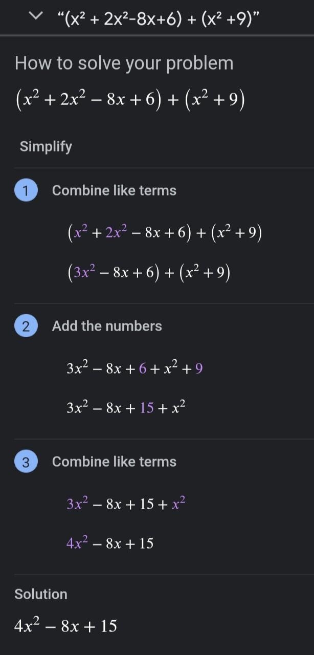 (x³ + 2x² - 8x+6) ÷ (x² +9)-example-2