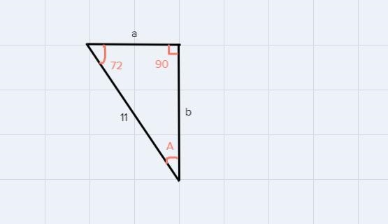 Solve for: A = a b= Round to the nearest tenth.-example-1