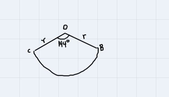 Line segments AB and CD are diameters of the circle shown below. If this circle has-example-1