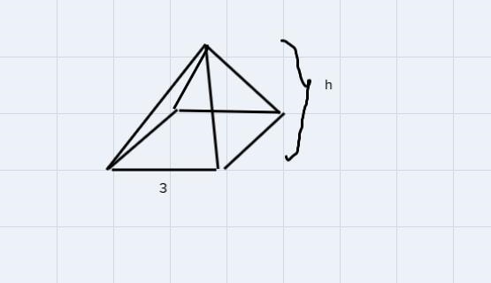 (08.01 MC)Find the height of a square pyramid that has a volume of 12 cubic feetand-example-1