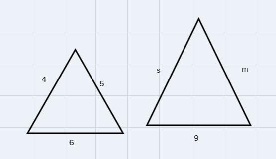 The sides of a triangle have measures of 4, 5, and 6. Find the measure of the shortest-example-1