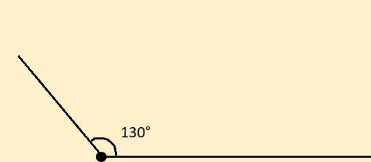 Jude was asked by his teacher to draw an angle that measures 130 degrees. He isn't-example-3