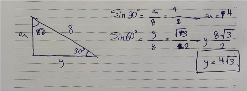 Find y. Give your answer in the simplest form.-example-1