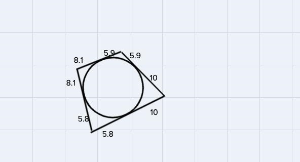 Find the perimeter of the quadrilateral, round to the nearest tenth if necessary-example-1