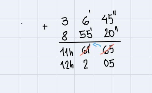 3 hours 6 minutes 45 seconds Plus 8 hours 55 minutes 20 seconds-example-1