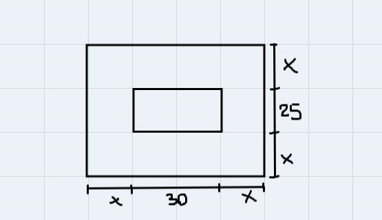 A rectangular building measuring 30 m by 25 m is going to have its area increased-example-1