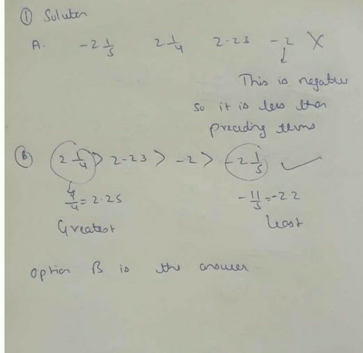 Which list of numbers is ordered from greatest to least?-example-1