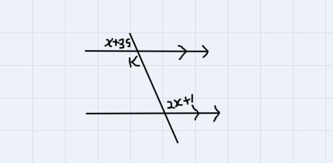 Find fhe value of x in each figure-example-1