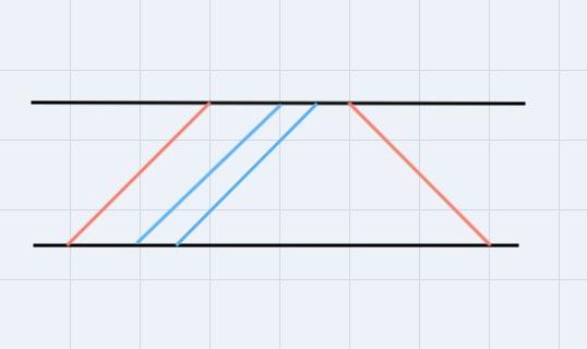 mark wrote this description of a quadrilateral he drew it has one pair of parallel-example-2