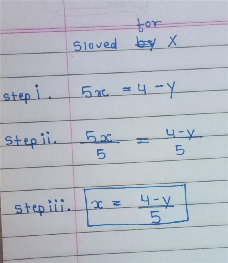 Which ordered pairs are solutions to the equation 5x + y = 4?-example-1