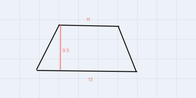 a flowered in a city park is in the shape of a trapezoid the two parallel sides have-example-1