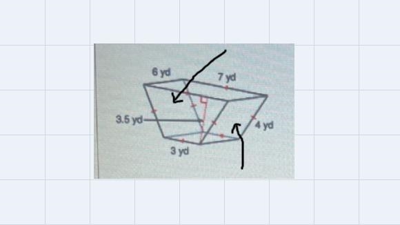 Find the surface area. Round to the nearest whole number.3.5 yd-6 yd3 yd7 yd4 yd-example-3