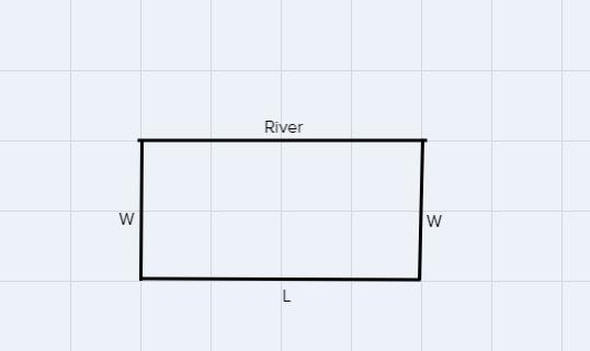 A farmer with 1700 m of fancy ones to enclose a rectangular plot the borders on a-example-1