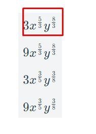 9. Given x>0x>0 and y>0,y>0, select the expression that is equivalent-example-1