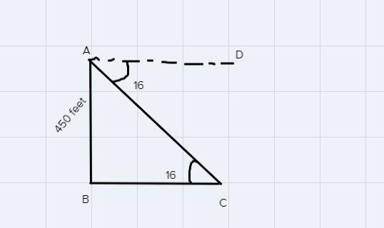 A helicopter is flying at an elevation of 450 feet. It is within sight of the landing-example-1