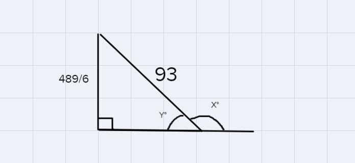 The area of a triangle is 2312 . Two of the side lengths are 93 and 96 and the included-example-1