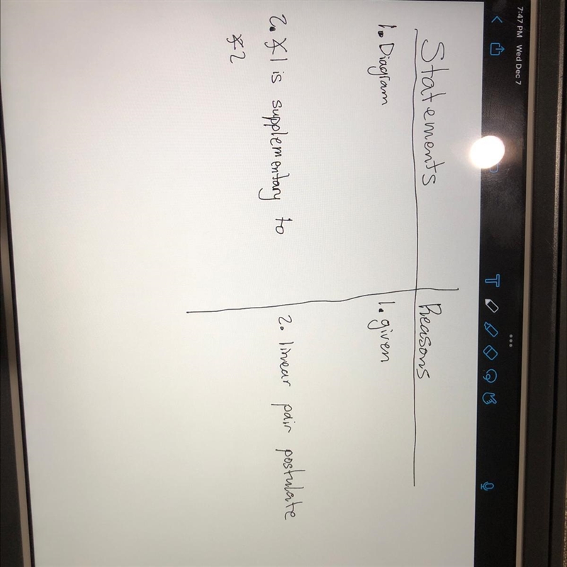 NO LINKS!! Help me with the 2-Column Proof Part 6aa​-example-1