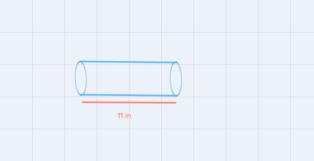 Making a Cylinder: Make an 8 1/2 by 11 inch piece of notebook paper into a cylinder-example-1